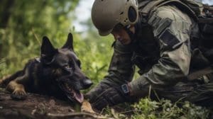 Le SSPT des chiens-soldat