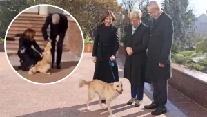 En visite en Moldavie, le président d&rsquo;Autriche a été mordu par le chien de la présidente de Moldavie