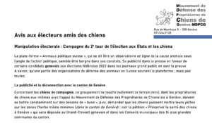 Manipulation électorale : Campagne du 2e tour de l’élection aux Etats et les chiens