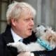 Boris Johnson et son chien Dilyn