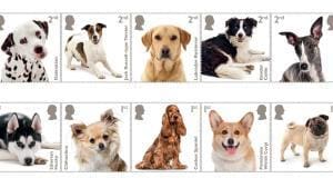 Timbres Royal Mail : les races de chiens en vedette