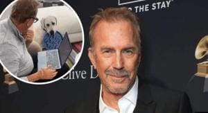 Kevin Costner, fou de son chien Bobby